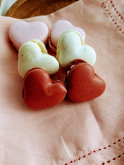 Velvet Valentine Macaron Box - 12 count