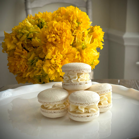 Vanilla Bean Macarons