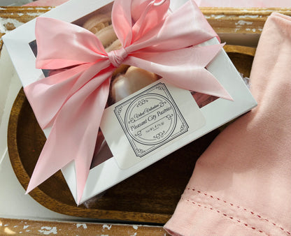 Velvet Valentine Macaron Box - 12 count
