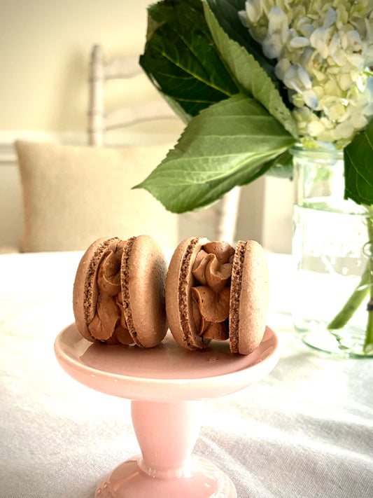 Chocolate French Macarons