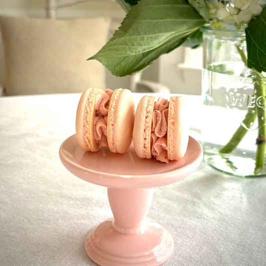 Strawberry Macarons